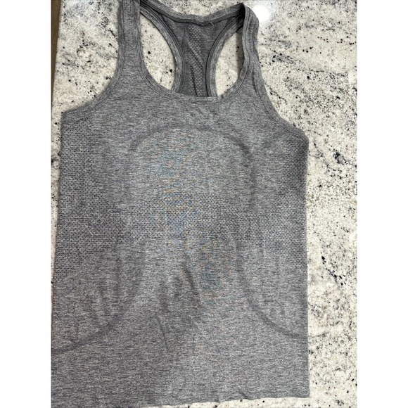 Womens Lulululemon Grey Tank Size‎ 9 - Picture 1 of 4